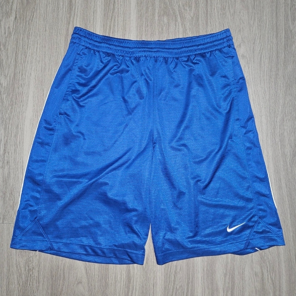 Vintage Y2K Nike Dazzle Basketball Shorts Men's Size L Blue Baggy Fit